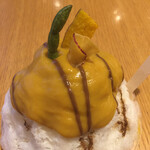 麻布野菜菓子 - かぼちゃのかき氷870円