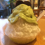 麻布野菜菓子 - アボカドのかき氷870円