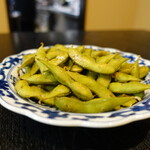 Shusai Temmi - 焼いた枝豆が美味い♪（有機焼き枝豆）