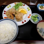 Ichiban Shokudou - 唐揚げ定食￥650