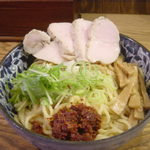 麺処 三鈷峰 - 海老辛油そば（温泉卵抜き）