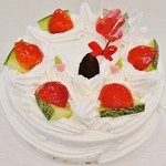 芳林堂 - 「生デコレーションケーキ」\3800ポイントで頂きました（7/1UP）