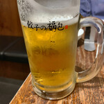 餃子の福包 - 生ビール　550円