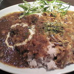 BARSEED ikebukuro - 二種盛りカレー（すりおろし野菜入りチキンと小魚）