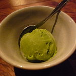 かちがらす - ☆サービスのお抹茶のアイスですぅー☆