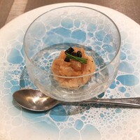 銀座 大石 - カワハギ、マデラ酒、黒トリュフ、シャリ