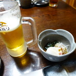海鮮市場 - ビールと蛸酢
