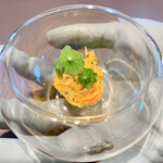 プレゼンテ スギ - ②モクズガニと蟹ミソ シメジ