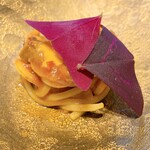 プレゼンテ スギ - ⑱ヤマドリ茸と雲丹アイスのキタッラ