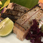 ひさご寿し - ビワマスの塩たたき