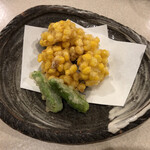 ひさご寿し - とうもろこしのかき揚げ