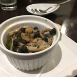 日本酒Dining 根岸 川木屋 - アヒージョ