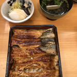 鰻家 - 特上¥6500はこんな感じ。