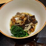 是しん - マナガツオと茸