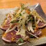 麺屋 六感堂 - かつおの藁焼きカルパッチョ