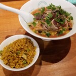 麺屋 六感堂 - 限定麺＋チャコ飯