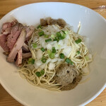 煮干らーめん 川むら - 和え玉。チャーシューの量が嬉しい！