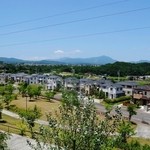 アンソレイユ - 爽やかな初夏。テラス席からの眺め