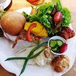 アンソレイユ - キッシュランチ（１２年６月）