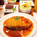 ビージーカフェ - ランチセット1000円