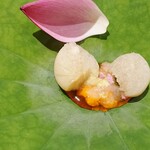 銀座 しのはら - 底には雲丹と海老