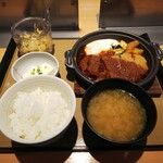 やよい軒 - 期間限定「味噌かつ煮定食」￥780⇒￥490