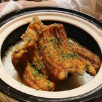 銀座 しのはら - 鰻唐揚げご飯