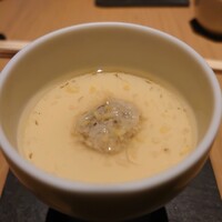 中目黒いぐち 麻布十番店 - 季節の茶碗蒸しをワンスープで