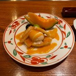 熊魚菴 たん熊北店 - デザートは焼き林檎