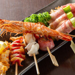 Izakaya Ukai - 魚介、野菜の串焼きもございます