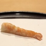 天ぷら 京星 - 薄衣の海老