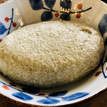 石臼挽き蕎麦香房 山の実 - 手挽き　そばがき