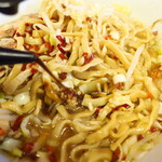 ラーメン二郎 - 赤酢投入～♪