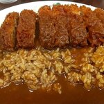 マウンテンカレー - 特製ももカツカレー ライス大盛り