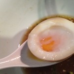 麺やBAR渦・温泉卵状態の煮卵