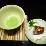 懐石料理 三木 - 水羊羹とお抹茶