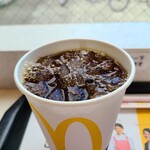 マクドナルド - アイスコーヒーM(クーポン120円)