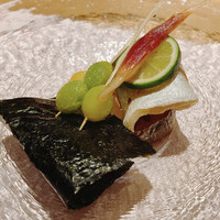 池袋 寿司 個室 空 - 森のくまさん
                    ホタテの磯部焼き、かますの塩焼き