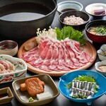 Black pork shabu shabu shabu Hayato course