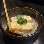 佐平次 - 揚げ出し豆腐カニ餡掛け　680円