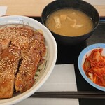 Matsuya - 味噌漬けトンテキ丼。