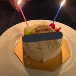 ウェルネスの森 那須 - 追加料金でお願いした誕生日ケーキ