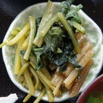 道の駅　いりひろせ - 「山菜三品」サービスです（7/1UP）