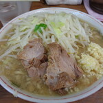 ラーメン二郎 - 小、にんにくW