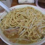 ラーメン二郎 - 今日はすかさず天地返し
