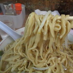 ラーメン二郎 - この麺最高旨いです！