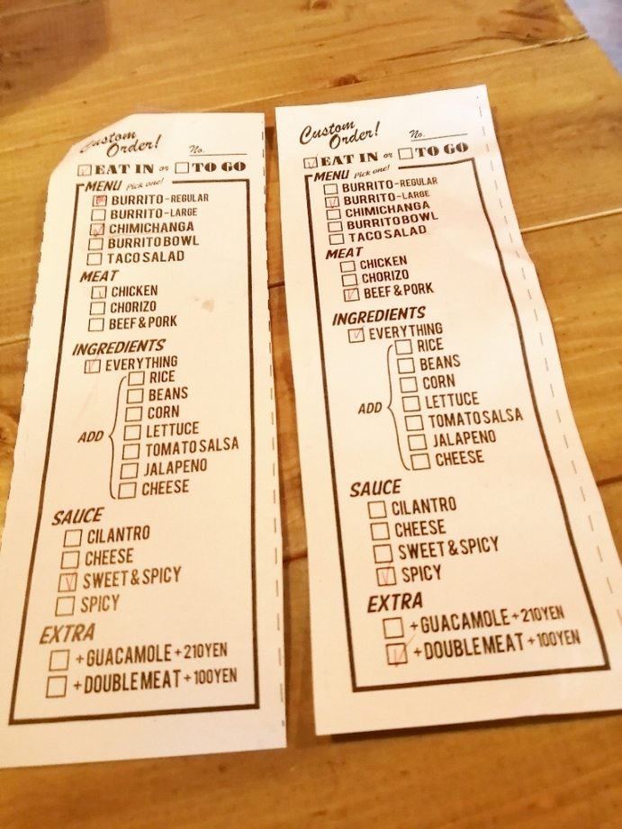 ★オーダー　ブリトーページ メニュー写真 : ロックンロール ブリトー （ROCK'N'ROLL BURRITO
