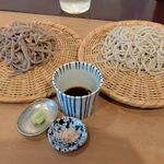 まき埜 - ●2種盛(10割盛+田舎)1600+2種盛(盛+田舎)1500+ﾂﾏﾐ6種盛1300+冷酒各1合900(東北泉･宝剣)=6,200円 2020年09月