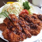 レストランメロディ - サービスセット(1190円)　チキンカツ・サラダ
