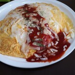 レストランメロディ - オムライス(1090円)+チーズトッピング(150円)